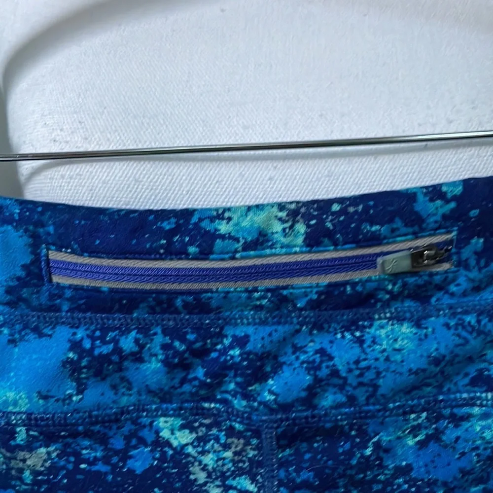 ATHLETA SPLATTER BE FREE KNICKER YOGA PANTS WITH POCKETS - Picture 5 of 13